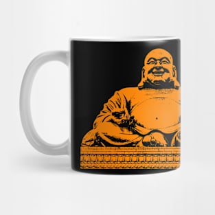 Buddha Art Orange Color Mug